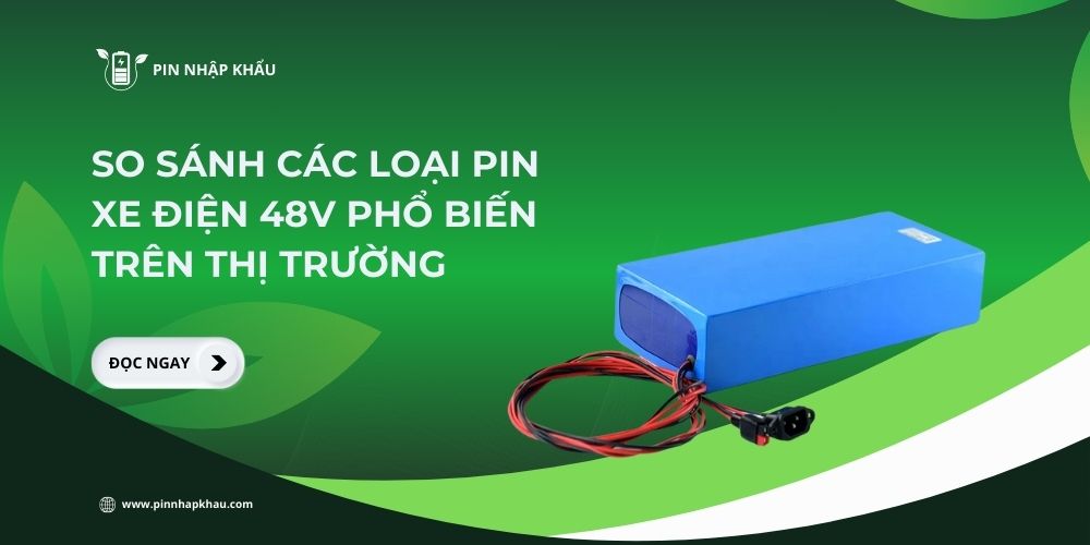 So sánh các loại pin xe điện 48V phổ biến trên thị trường