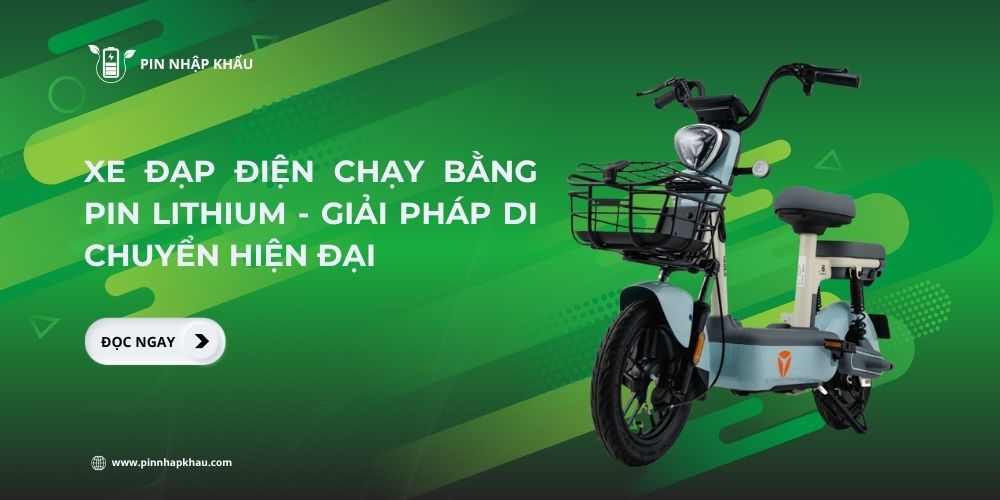 Xe Đạp Điện Chạy Bằng Pin Lithium - 1
